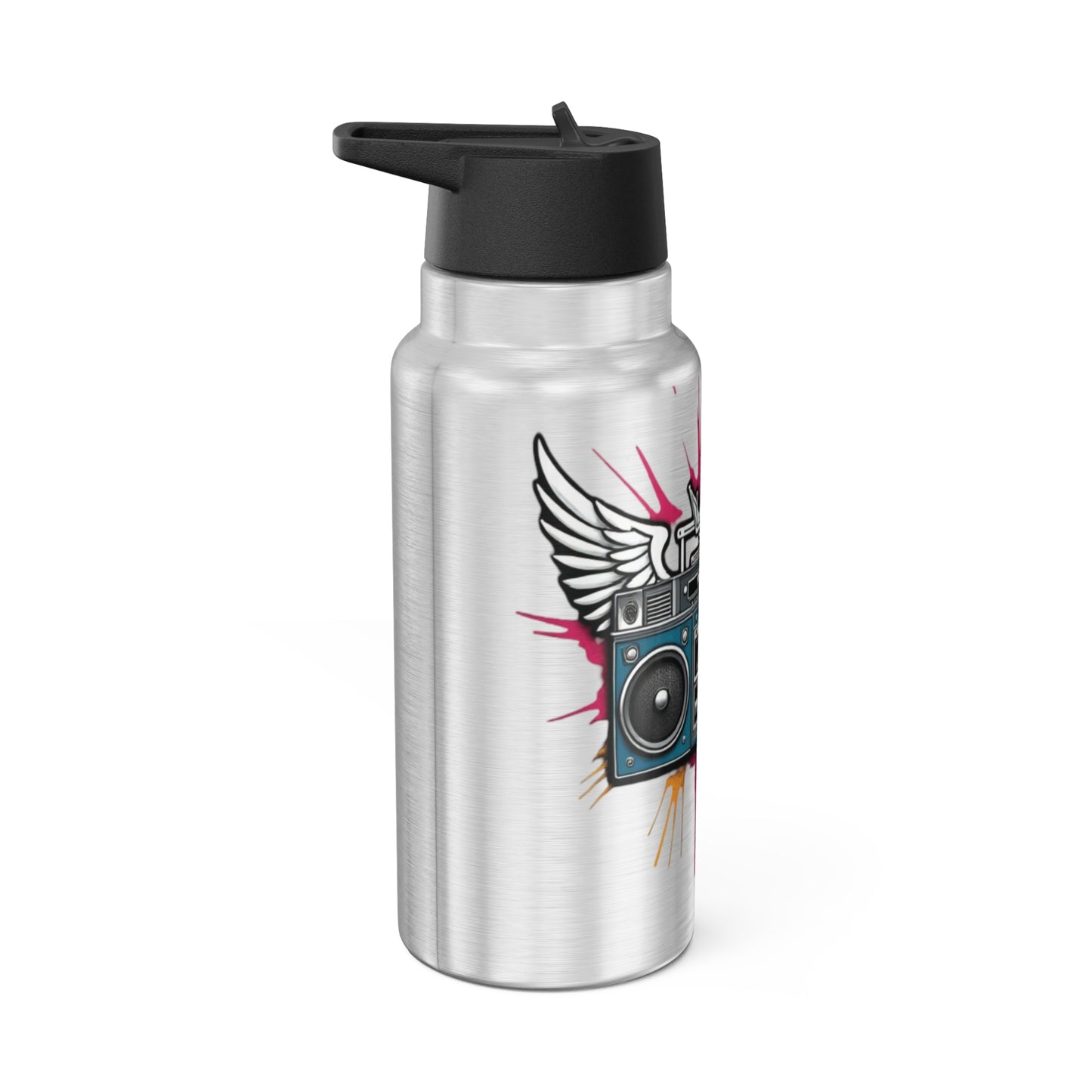 32oz Gator Stainless Steel Tumbler – Double-Wall Insulated with Straw