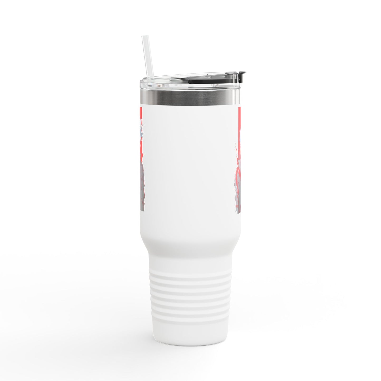 40oz Premium Insulated Travel Mug – Stainless Steel with Straw & Lid