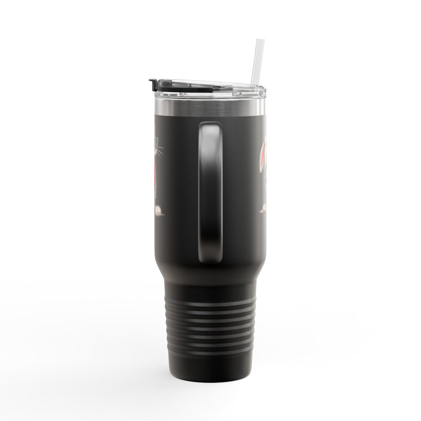 40oz Premium Insulated Travel Mug – Stainless Steel with Straw & Lid