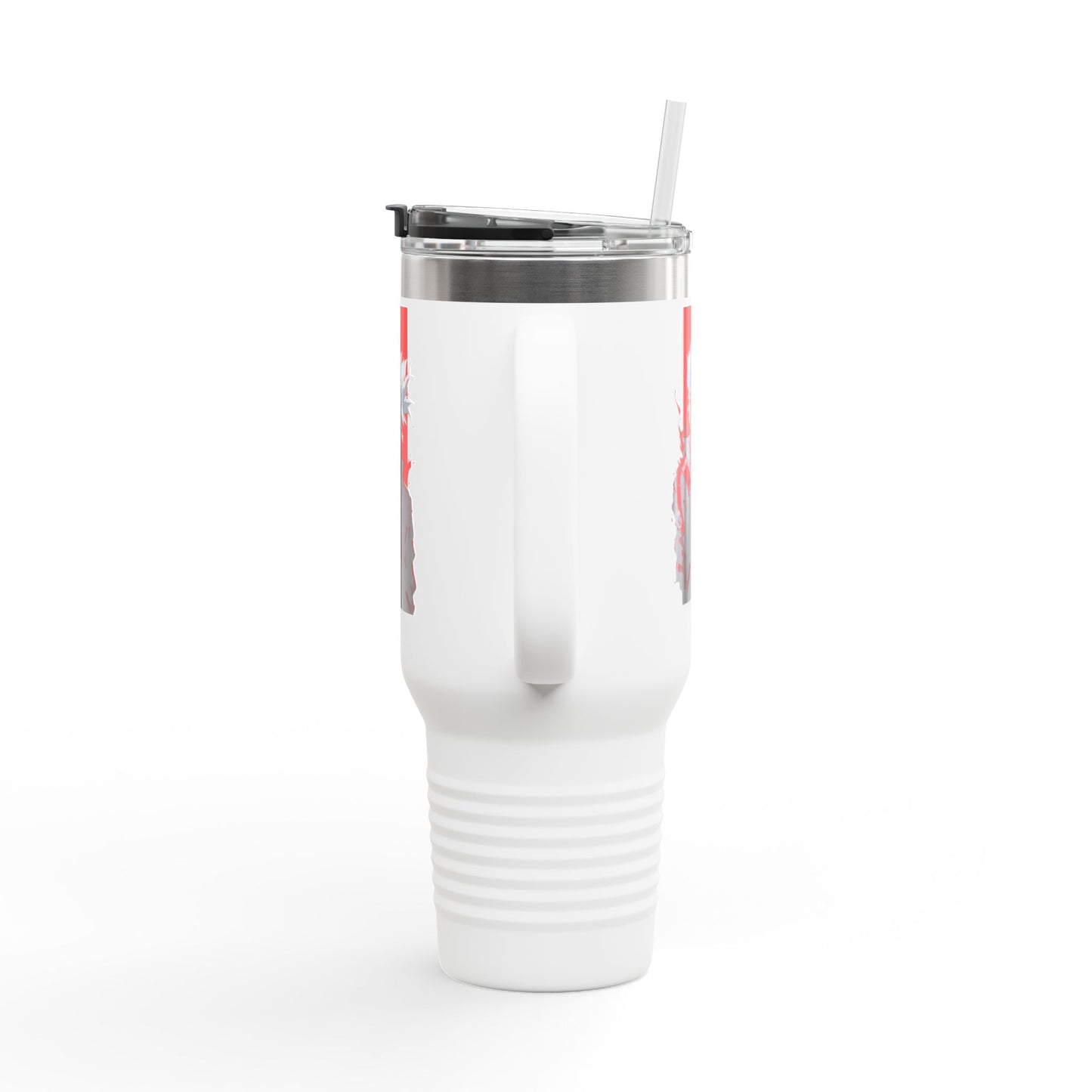 40oz Premium Insulated Travel Mug – Stainless Steel with Straw & Lid
