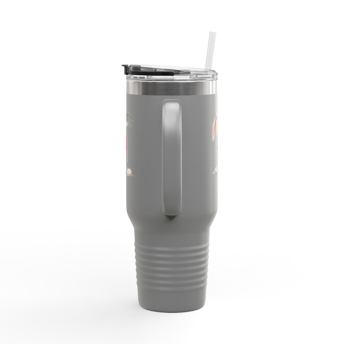 40oz Premium Insulated Travel Mug – Stainless Steel with Straw & Lid