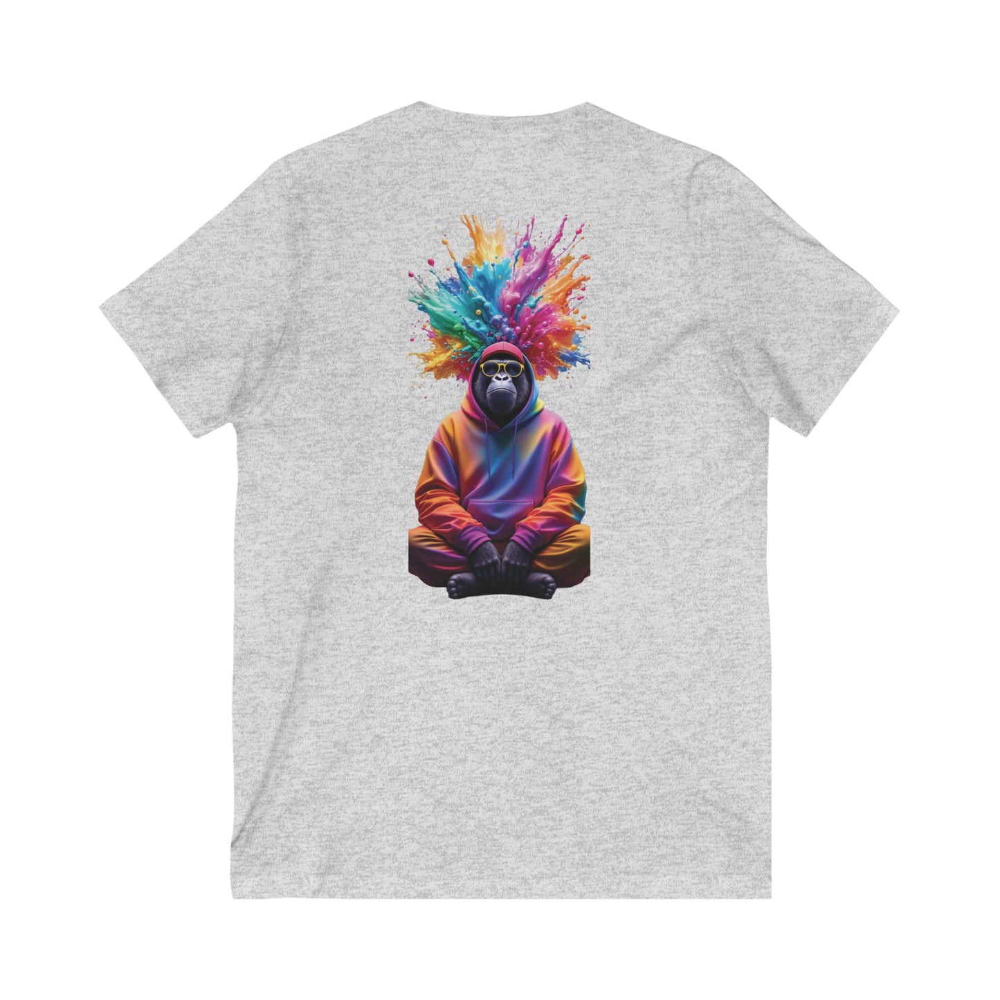Unisex Jersey Short Sleeve V-Neck Tee