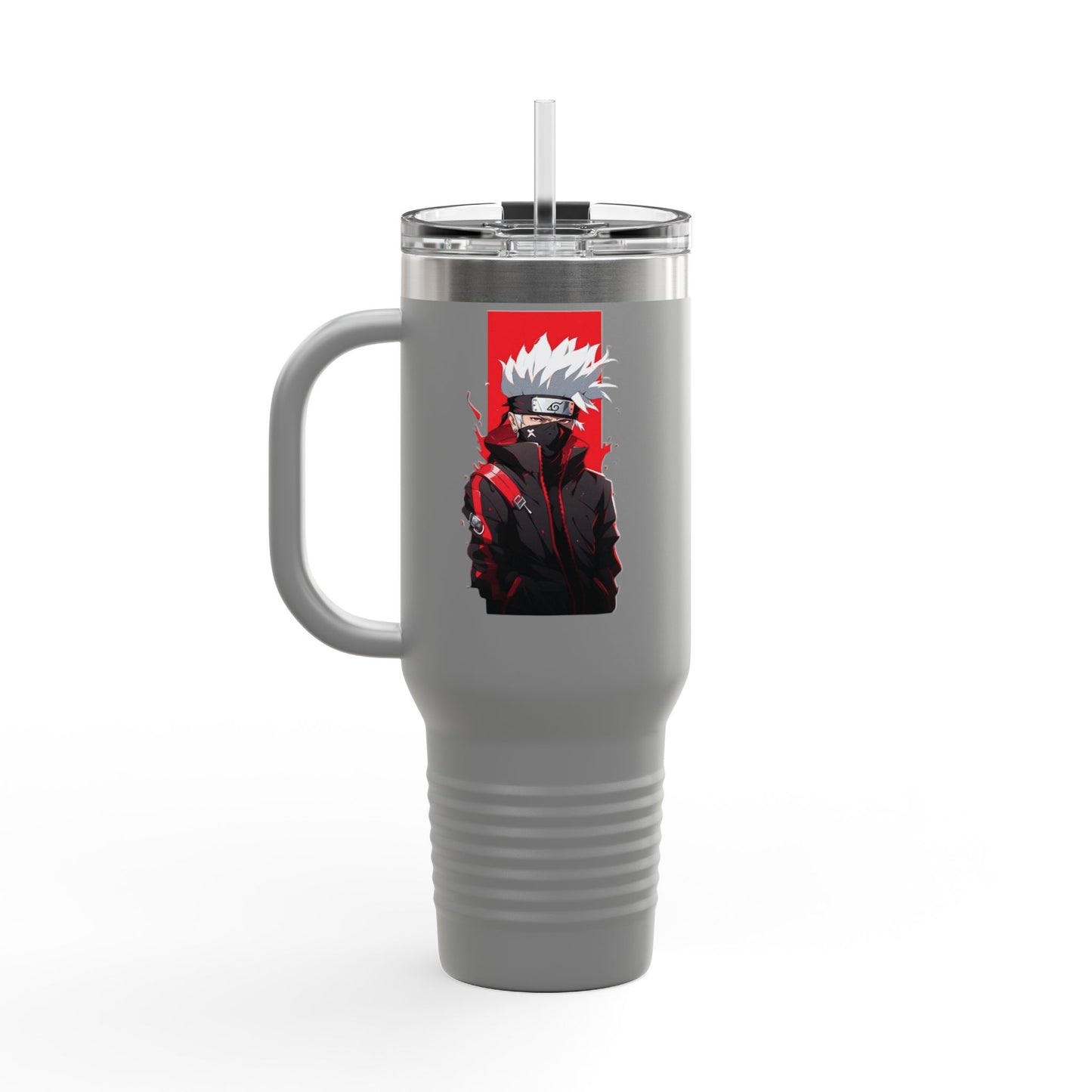 40oz Premium Insulated Travel Mug – Stainless Steel with Straw & Lid