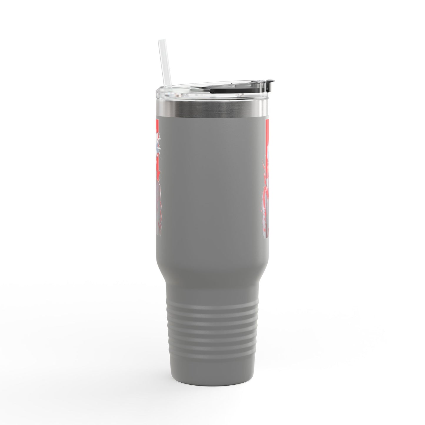 40oz Premium Insulated Travel Mug – Stainless Steel with Straw & Lid