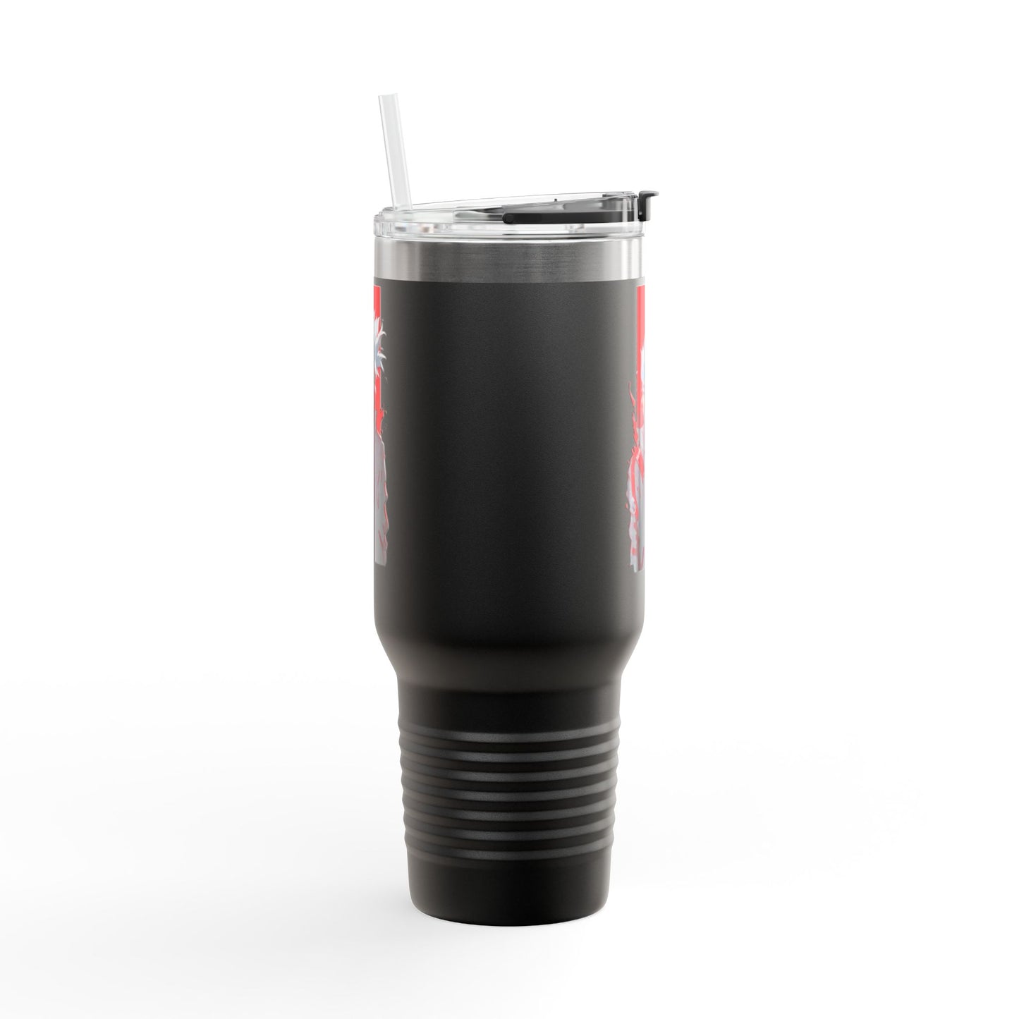 40oz Premium Insulated Travel Mug – Stainless Steel with Straw & Lid