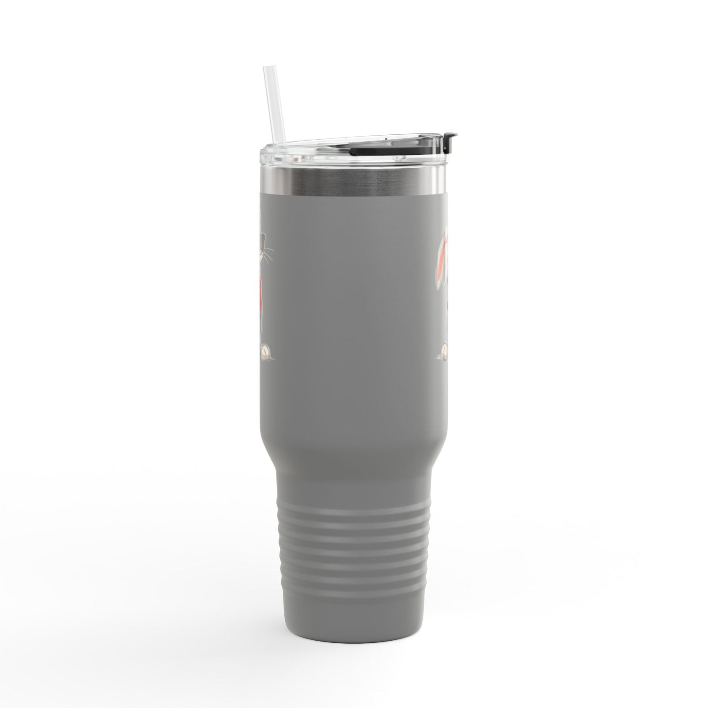 40oz Premium Insulated Travel Mug – Stainless Steel with Straw & Lid