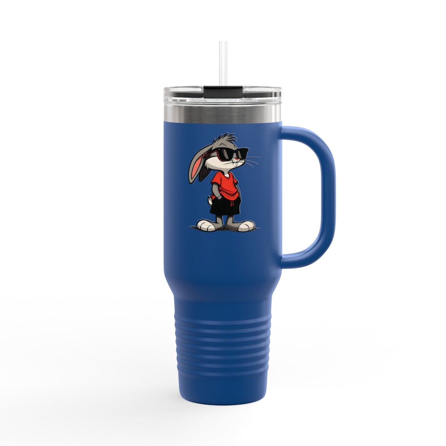 40oz Premium Insulated Travel Mug – Stainless Steel with Straw & Lid