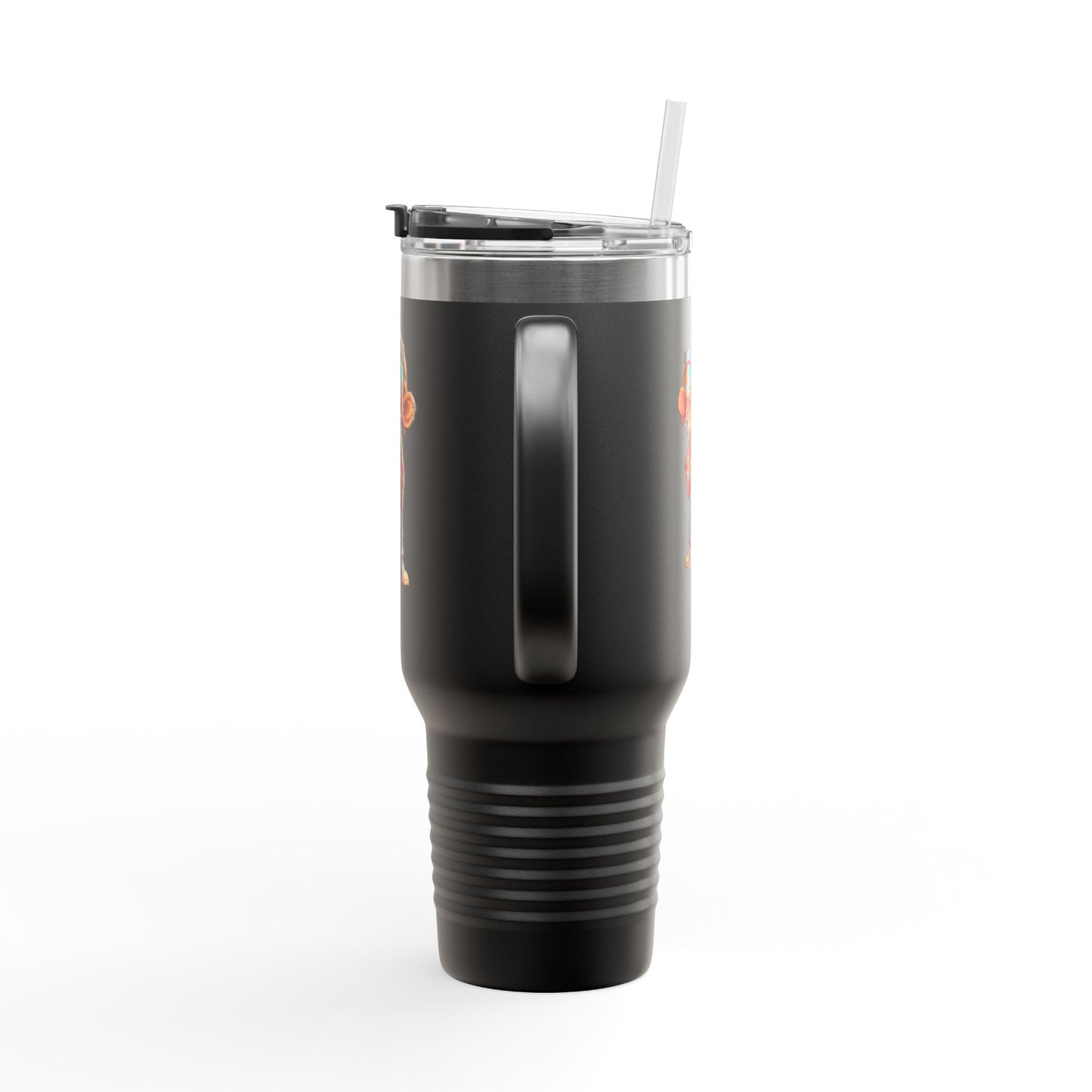 40oz Premium Insulated Travel Mug – Stainless Steel with Straw & Lid