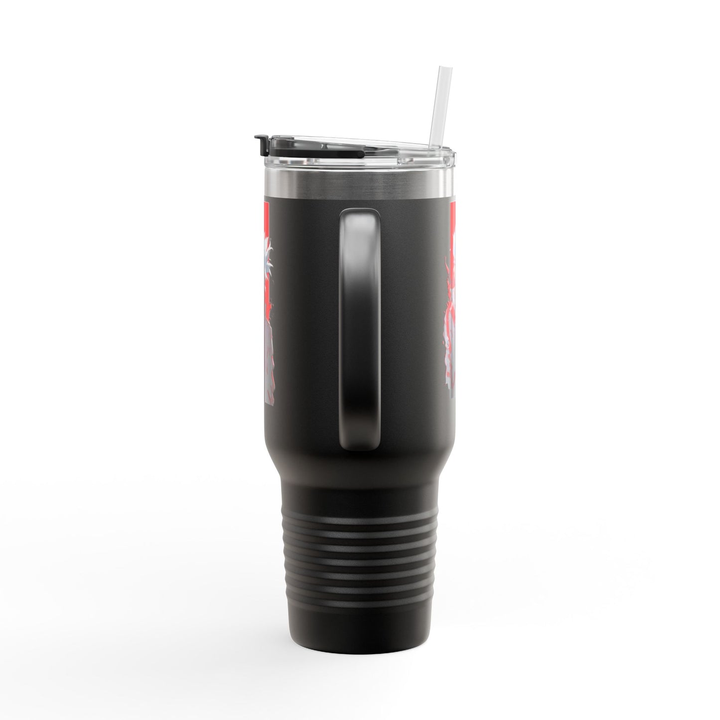40oz Premium Insulated Travel Mug – Stainless Steel with Straw & Lid