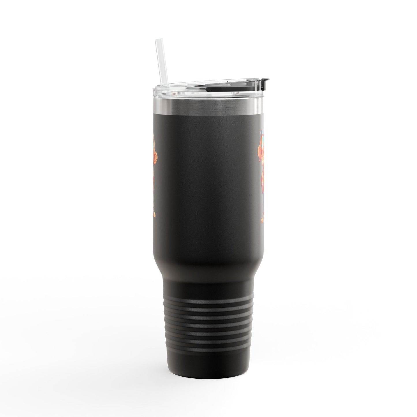 40oz Premium Insulated Travel Mug – Stainless Steel with Straw & Lid