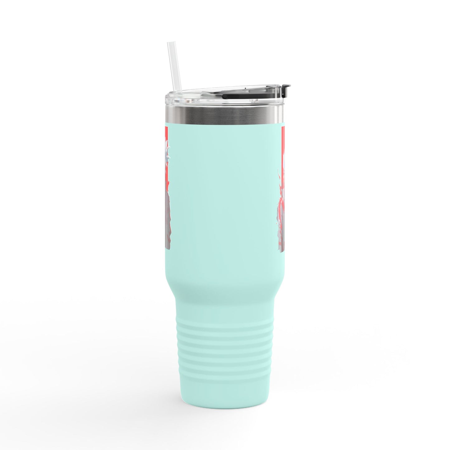 40oz Premium Insulated Travel Mug – Stainless Steel with Straw & Lid