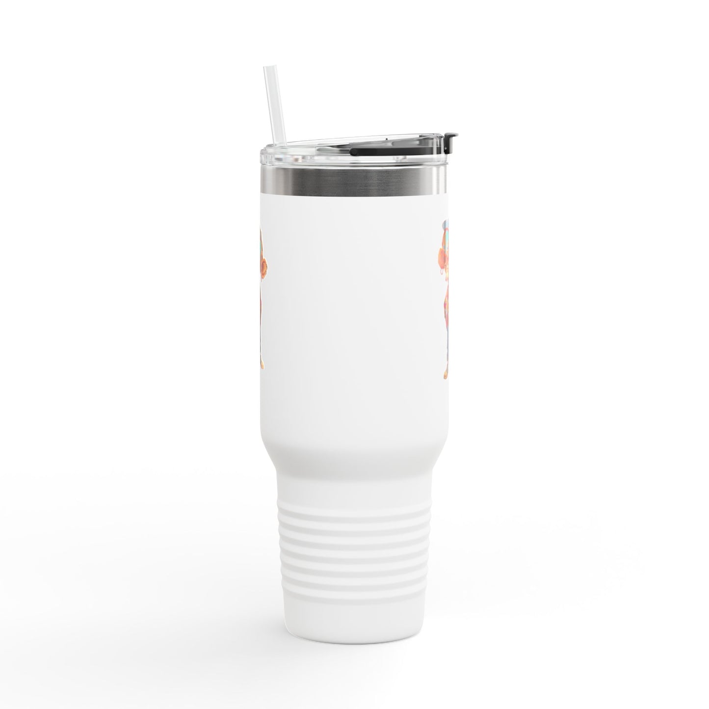 40oz Premium Insulated Travel Mug – Stainless Steel with Straw & Lid
