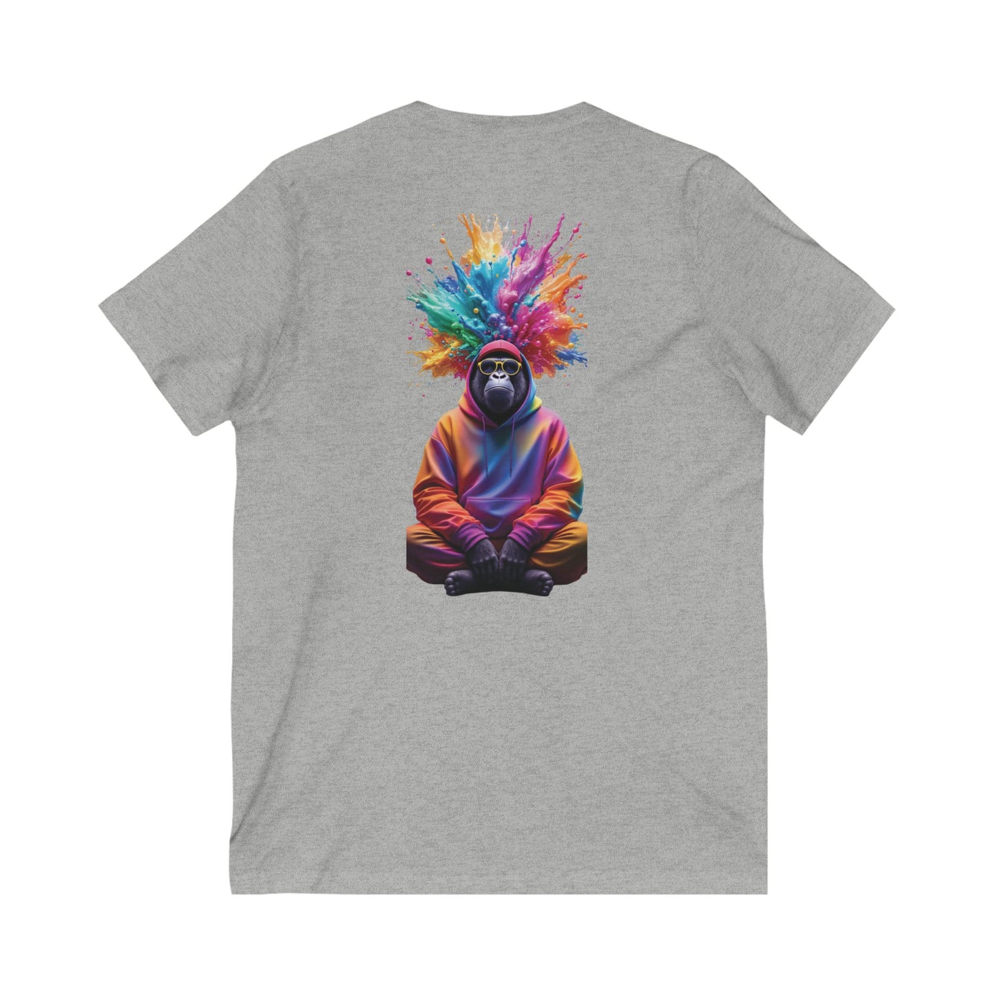Unisex Jersey Short Sleeve V-Neck Tee