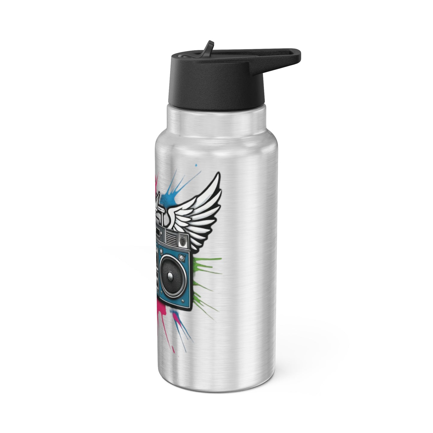 32oz Gator Stainless Steel Tumbler – Double-Wall Insulated with Straw
