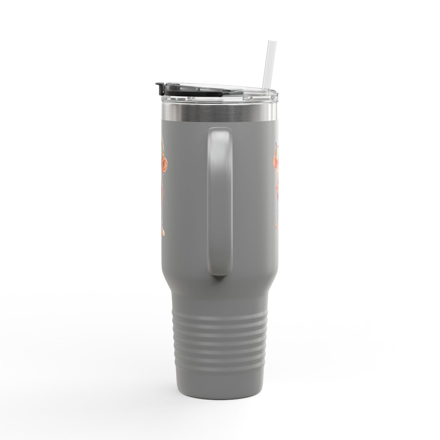 40oz Premium Insulated Travel Mug – Stainless Steel with Straw & Lid