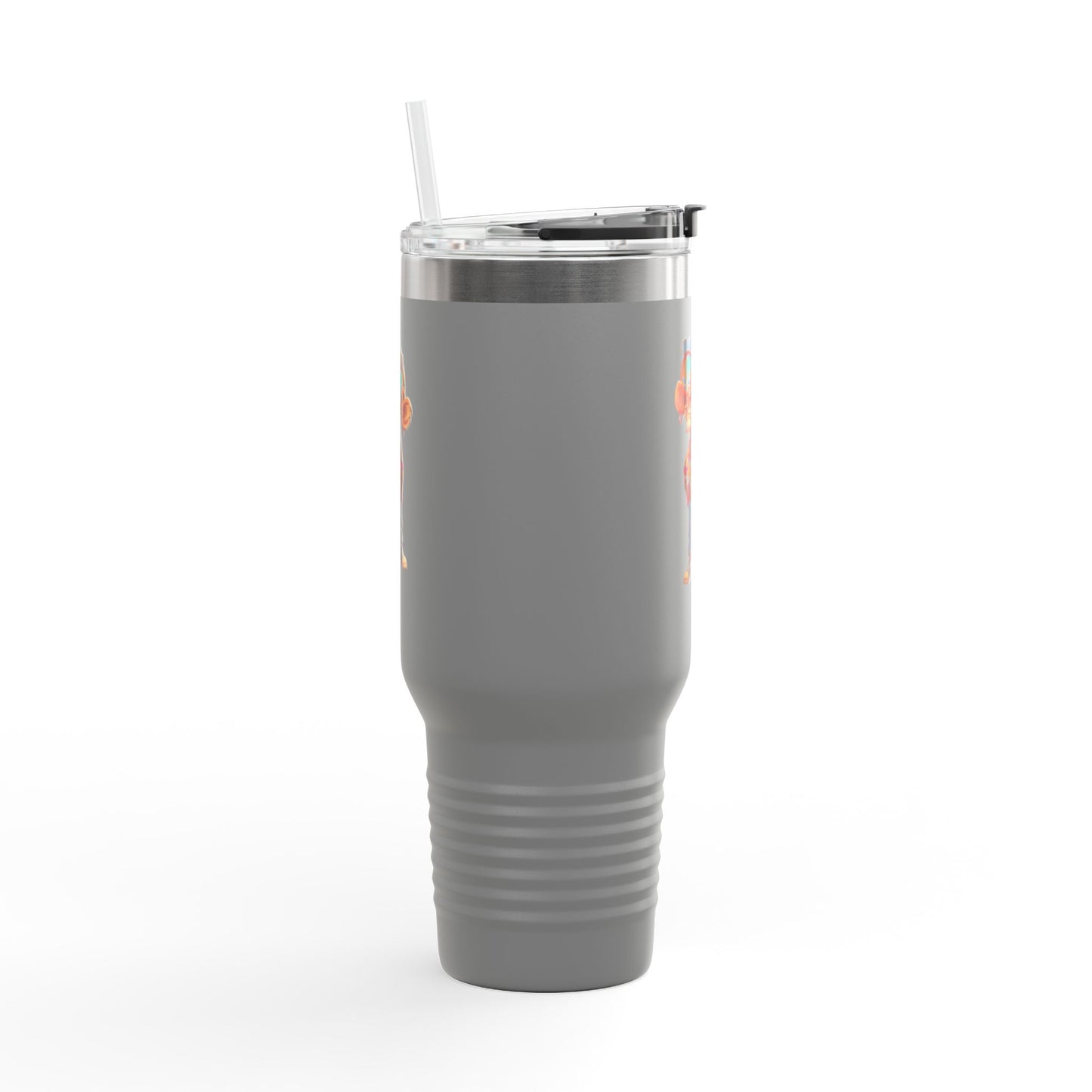 40oz Premium Insulated Travel Mug – Stainless Steel with Straw & Lid