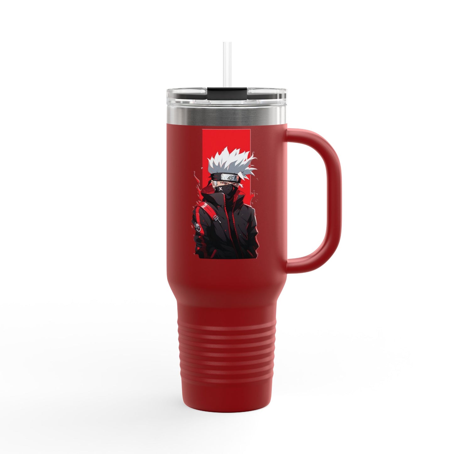 40oz Premium Insulated Travel Mug – Stainless Steel with Straw & Lid