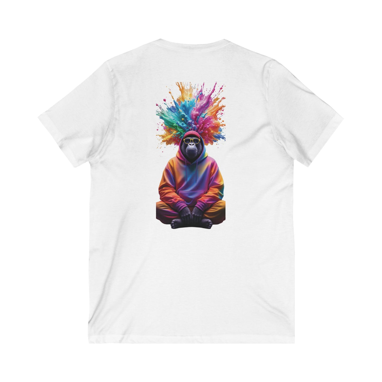 Unisex Jersey Short Sleeve V-Neck Tee