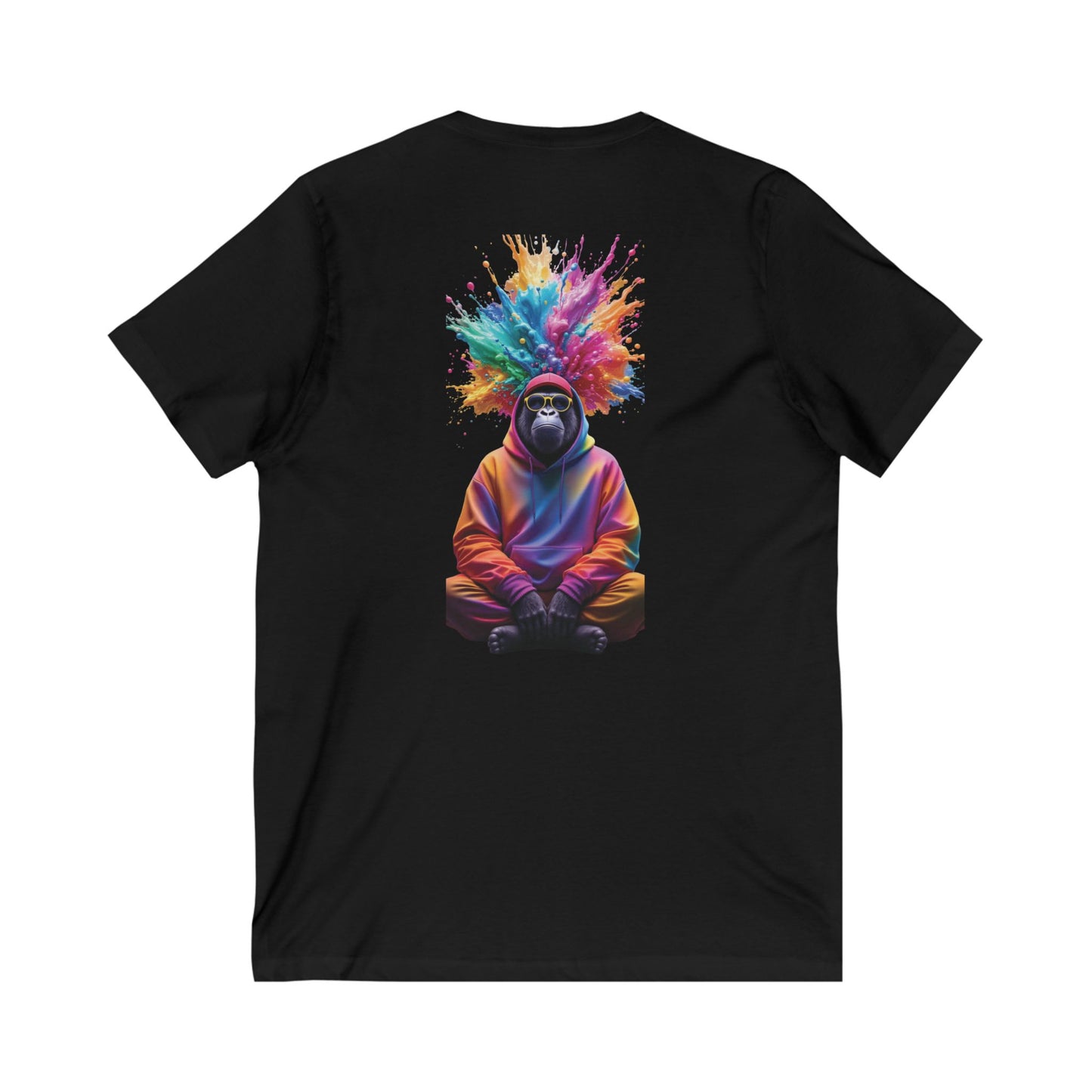 Unisex Jersey Short Sleeve V-Neck Tee