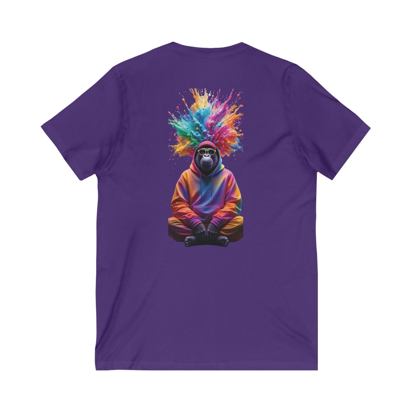 Unisex Jersey Short Sleeve V-Neck Tee