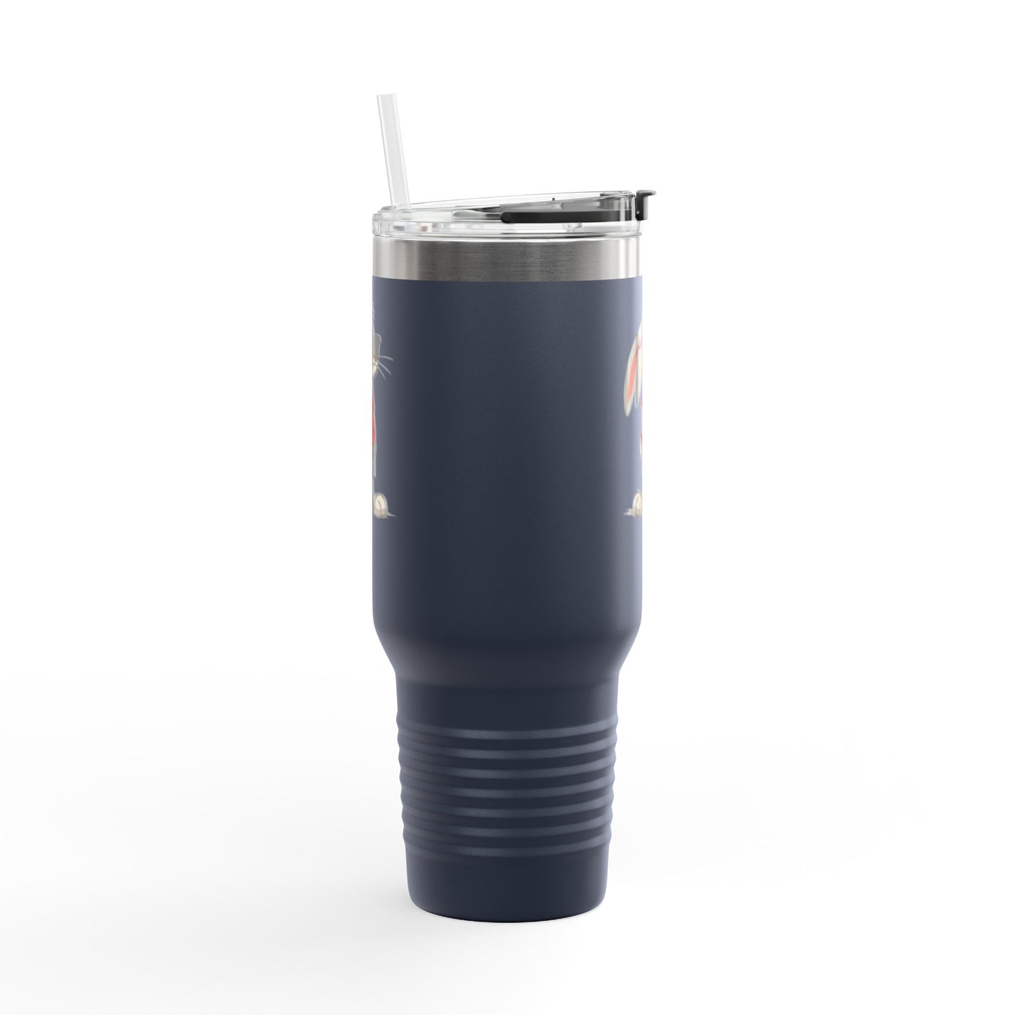 40oz Premium Insulated Travel Mug – Stainless Steel with Straw & Lid