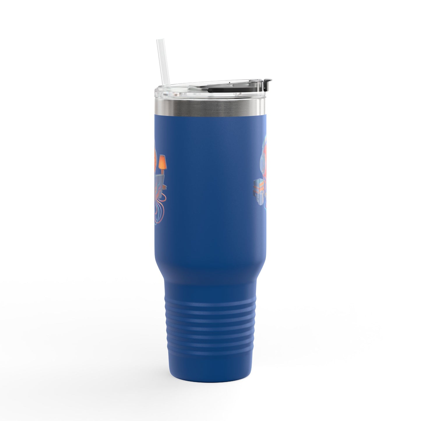 40oz Premium Insulated Travel Mug – Stainless Steel with Straw & Lid