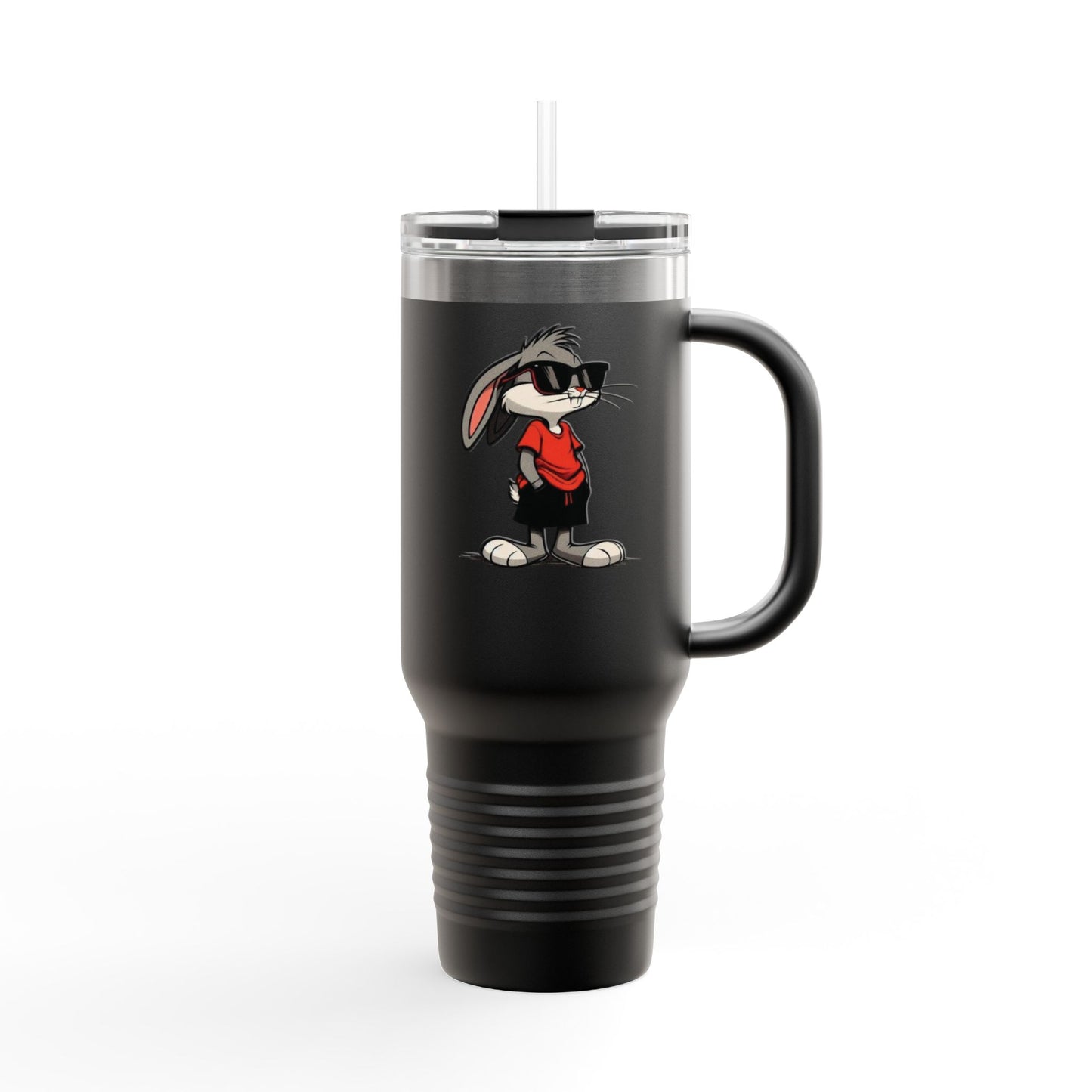 40oz Premium Insulated Travel Mug – Stainless Steel with Straw & Lid