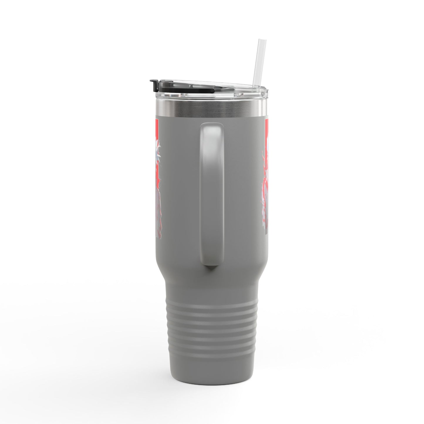 40oz Premium Insulated Travel Mug – Stainless Steel with Straw & Lid