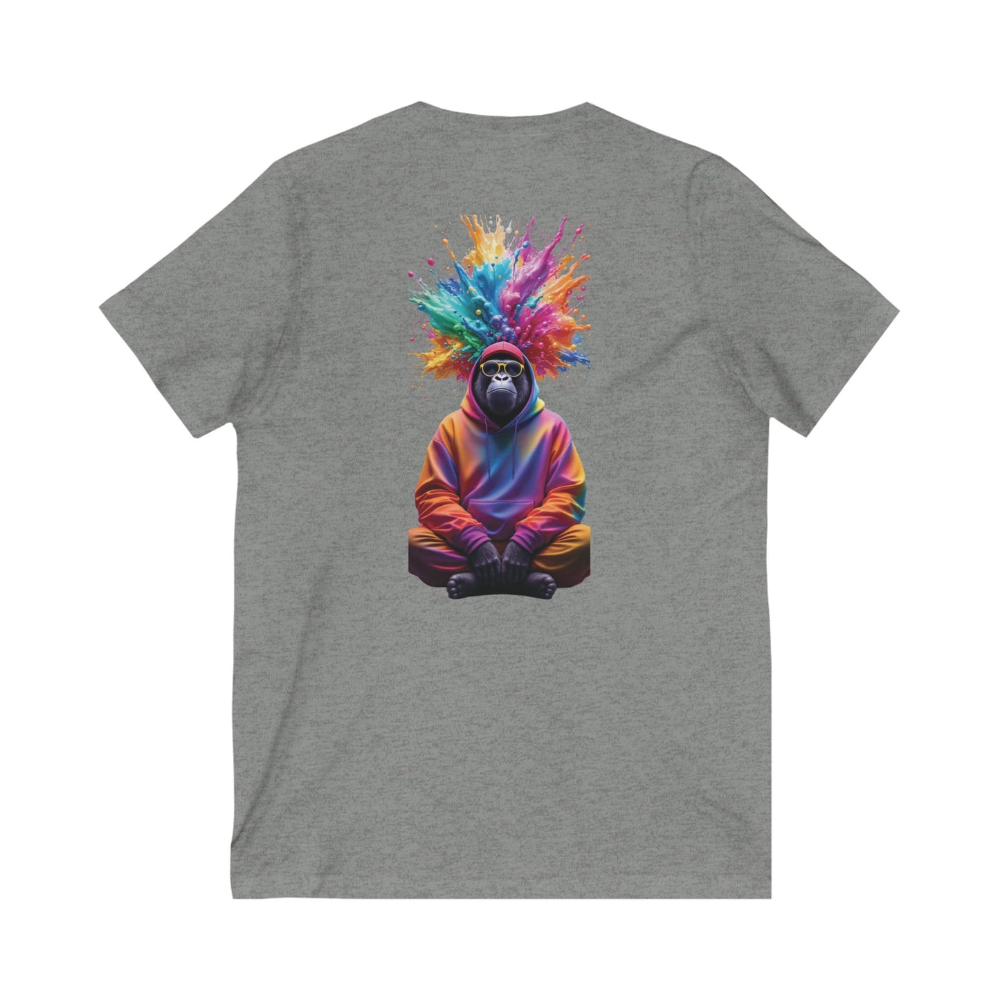 Unisex Jersey Short Sleeve V-Neck Tee