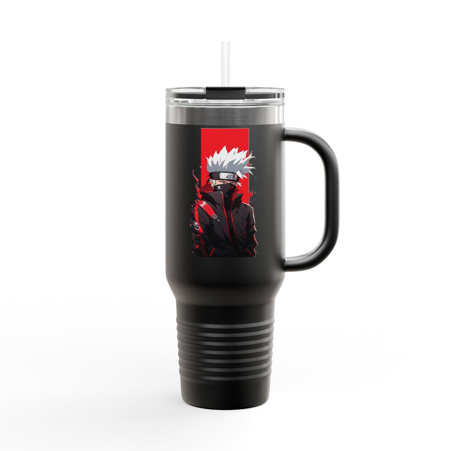 40oz Premium Insulated Travel Mug – Stainless Steel with Straw & Lid