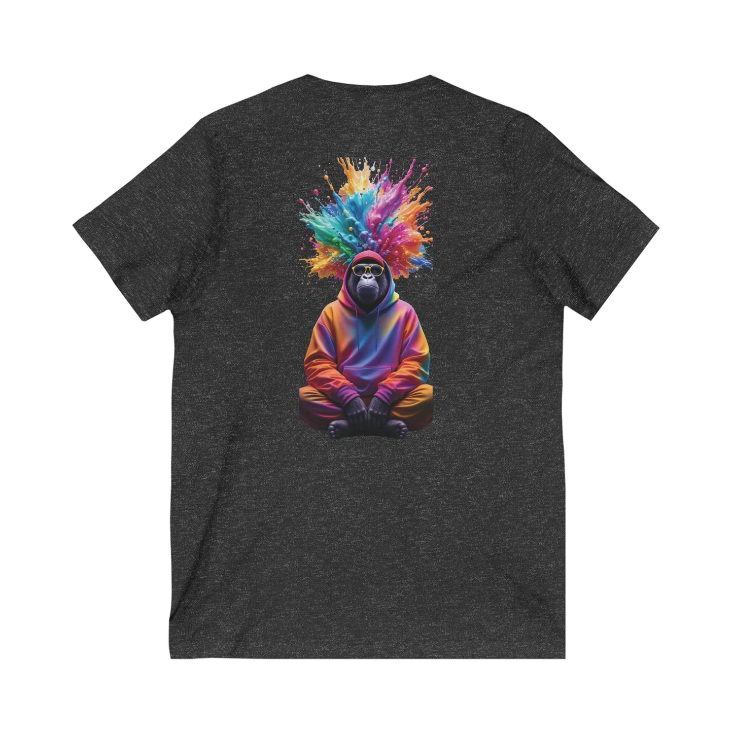Unisex Jersey Short Sleeve V-Neck Tee