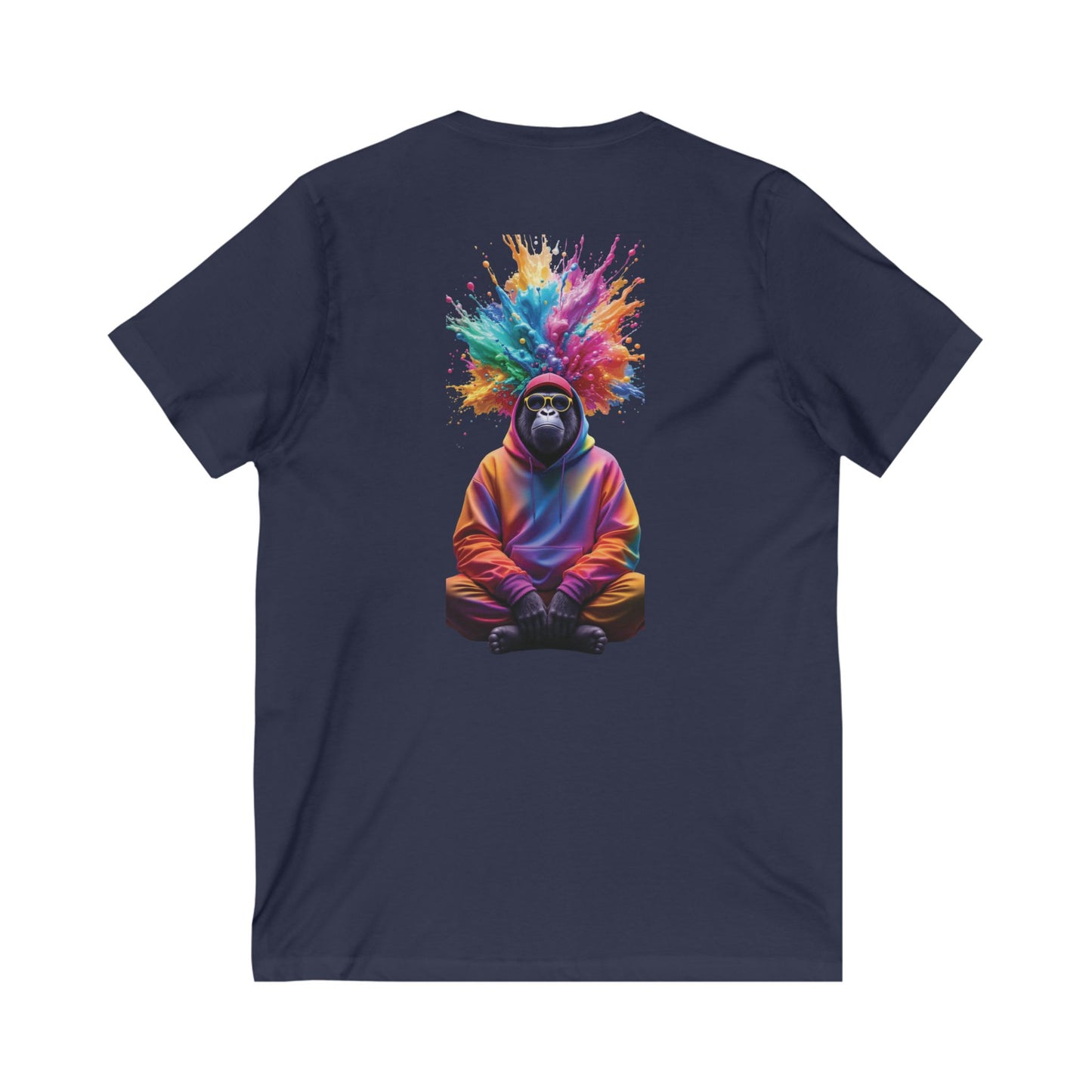 Unisex Jersey Short Sleeve V-Neck Tee